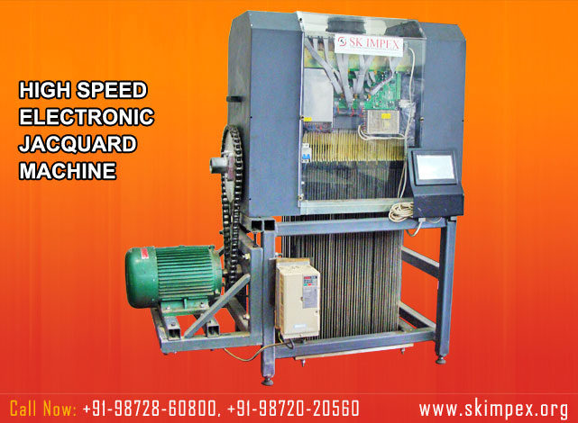 electronic jacquard machine - high speed electronic jacquard - electronic jacquard with power looms - jacquard with rapier loom manufacturers suppliers exporters in india punjab ludhiana